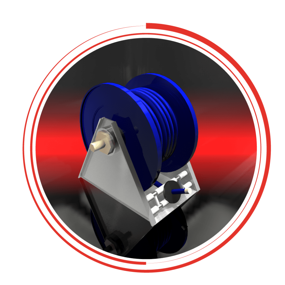 CARRETE RETRACTÍL PARA MANGUERA DE OXÍGENO (CRC)